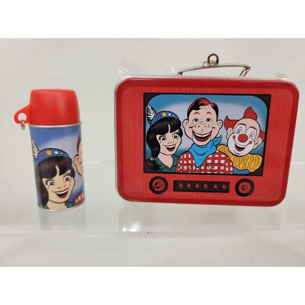 2pc Christmas Ornament Howdy Doody Lunch Box Lunchbox Hallmark Keepsake 1999 NIB